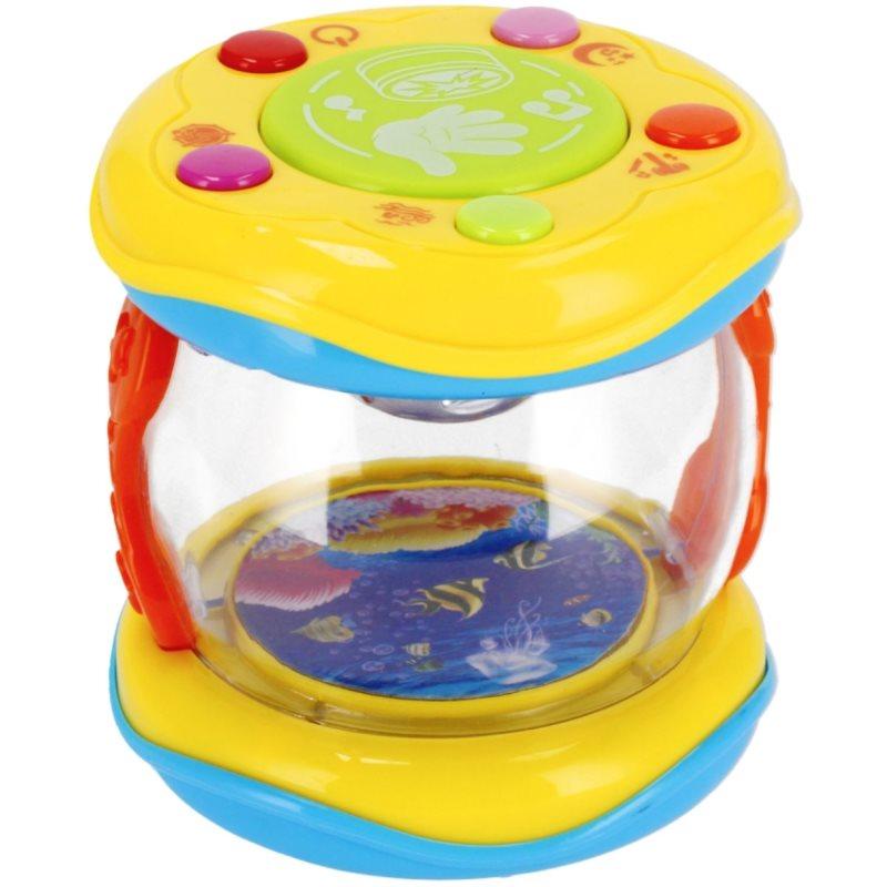 Bam-Bam Music Toy Silicone Bamboo Puzzle aktivity hračka s melodií 18m+ Funny Drum 1 ks