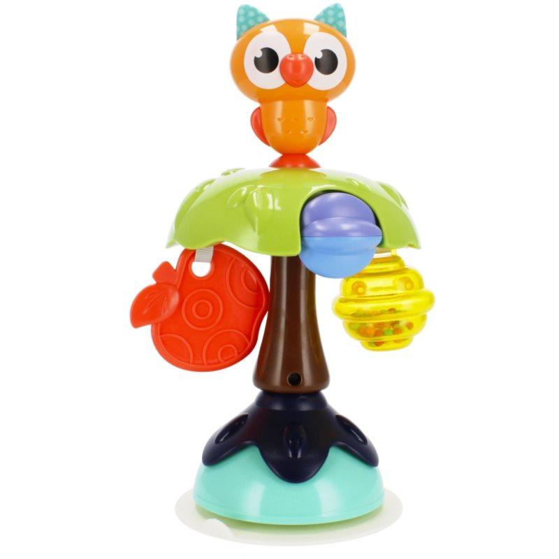 Bam-Bam Suction Cup Toy aktivity hračka s přísavkou 6m+ Owl 1 ks