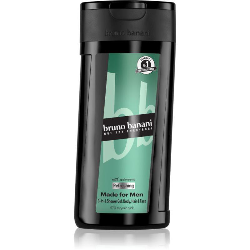 Bruno Banani Made for Men osvěžující sprchový gel 3 v 1 pro muže 250 ml