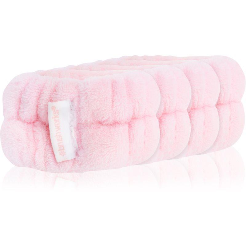 Brushworks Microfibre Wrist Wash Bands náramky proti stékající vodě při mytí obličeje z mikrovláken