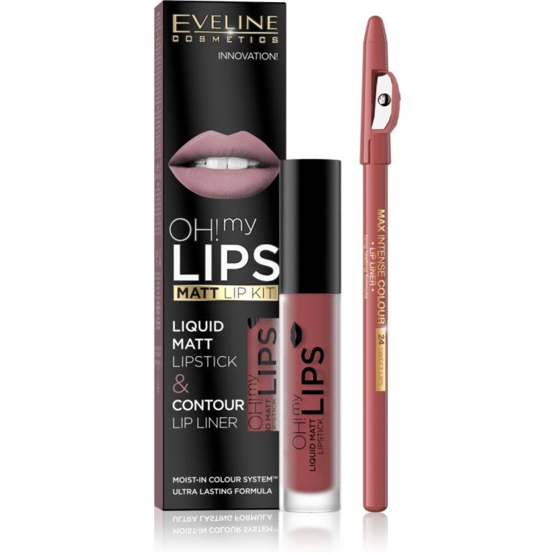 Eveline Cosmetics OH! my LIPS Matt sada na rty 15 2 ks
