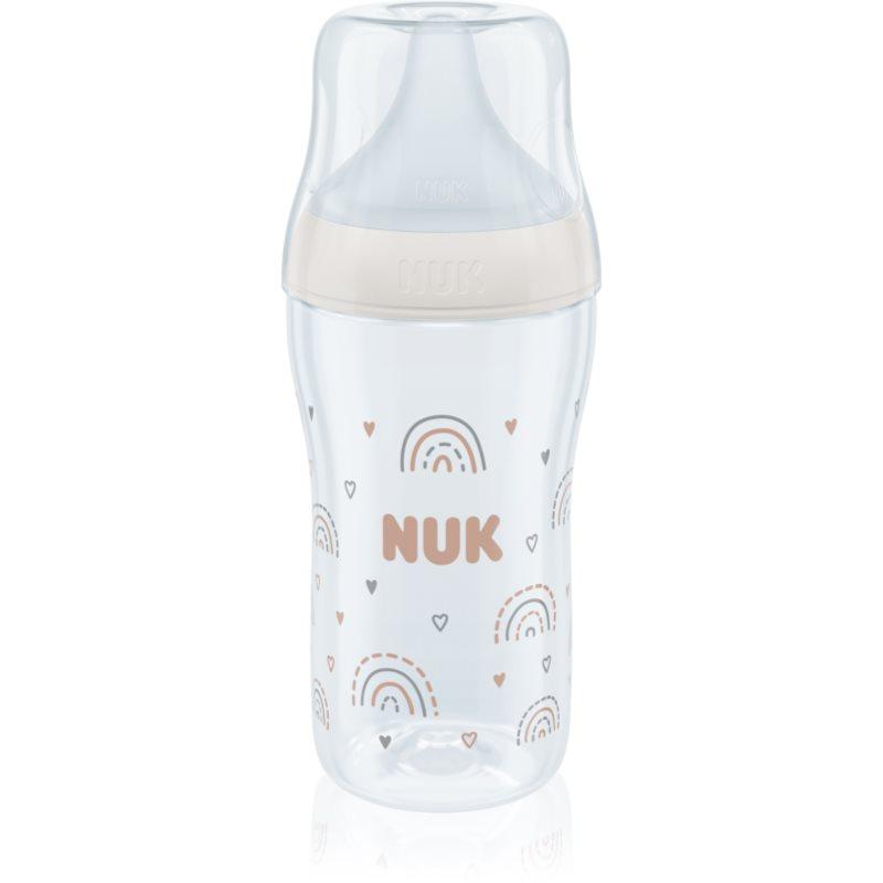 NUK Perfect Match láhev s kontrolou teploty White 260 ml