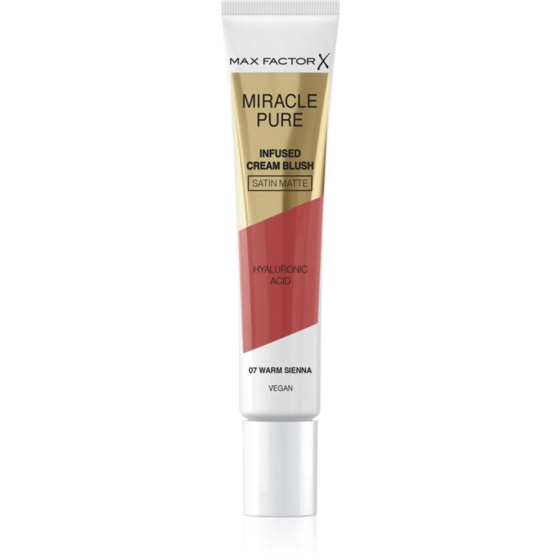 Max Factor Miracle Pure krémová tvářenka odstín 07 Warm Sienna 15 ml