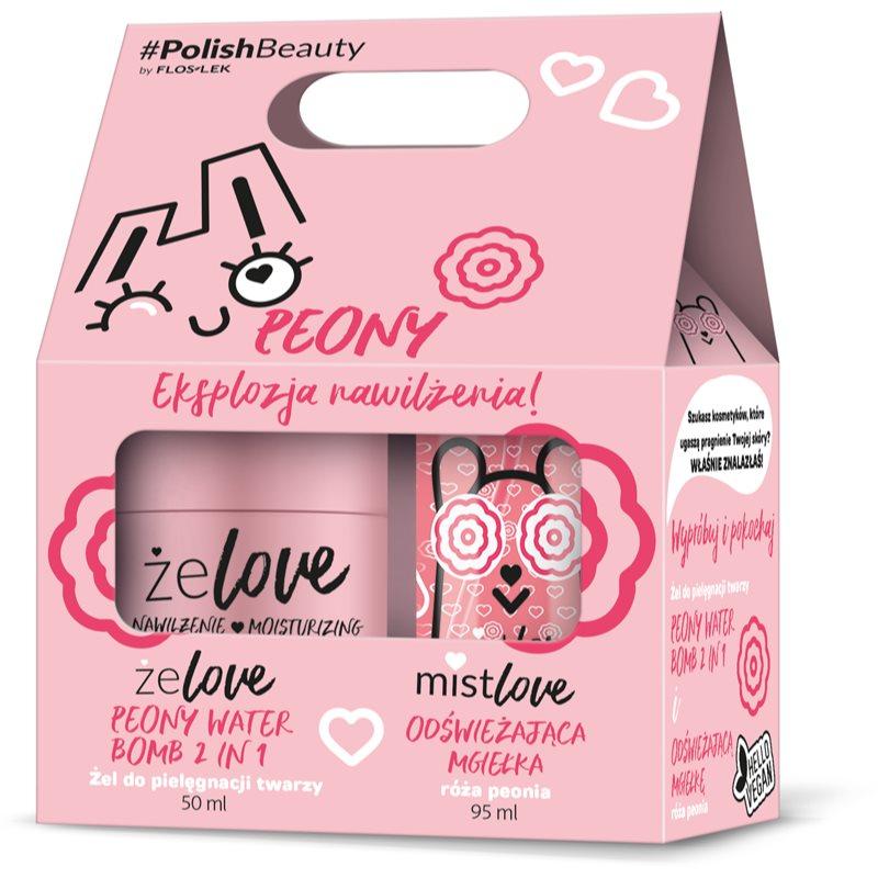 FlosLek Laboratorium ŻELOVE Peony dárková sada se zjemňující pivoňkou