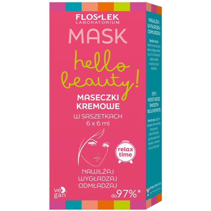 FlosLek Laboratorium Hello beauty! Set dárková sada na aplikaci pleťové masky