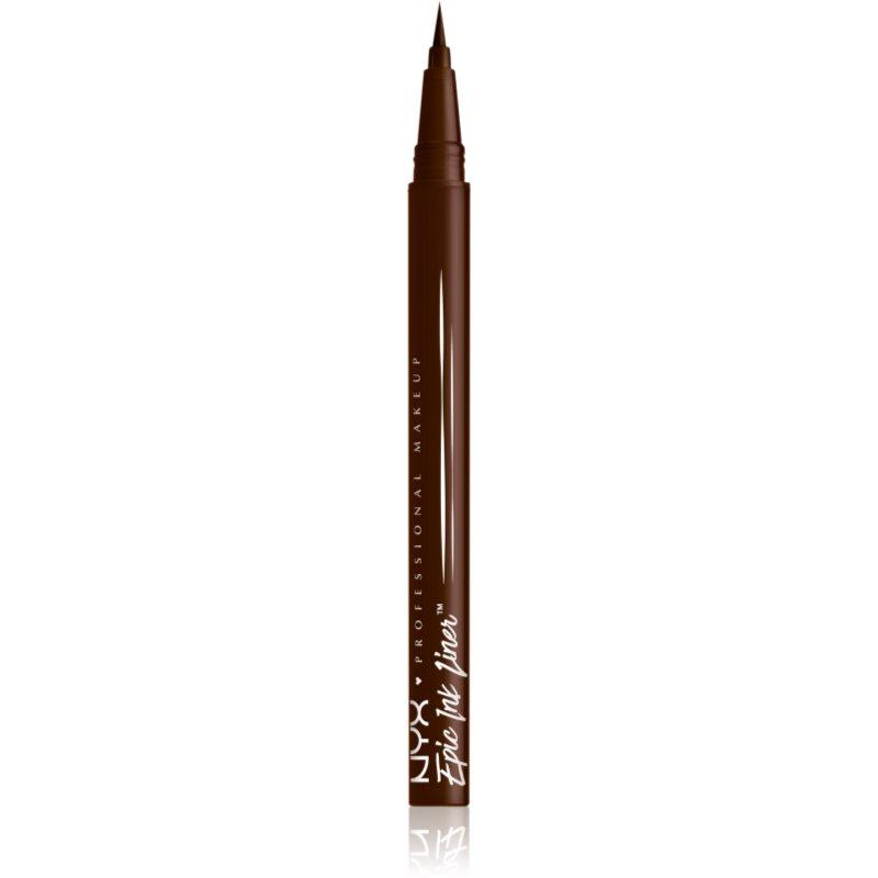 NYX Professional Makeup Epic Ink precizní voděodolná linka odstín Milk Chocolate 1 ml