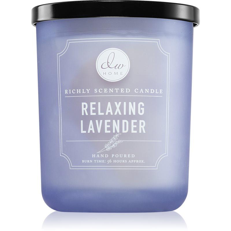DW Home Signature Relaxing Lavender vonná svíčka black lid 425 g