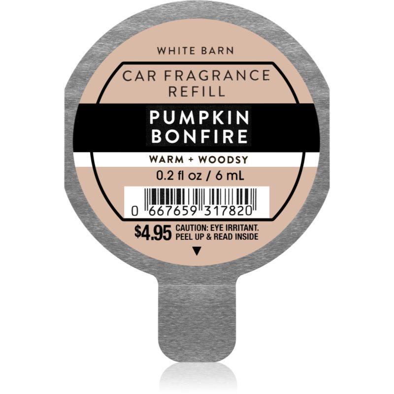 Bath & Body Works Pumpkin Bonfire vůně do auta náhradní náplň 6 ml