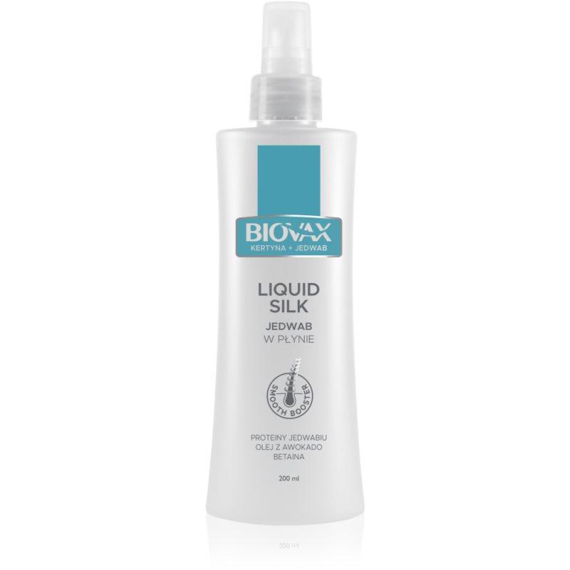 Biovax Keratin & Silk Smooth Booster hydratační kondicionér ve spreji 200 ml