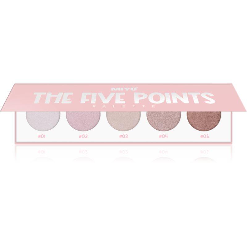 Miyo Eyeshadow The five points paletka očních stínů odstín 08 Very me 1 ks