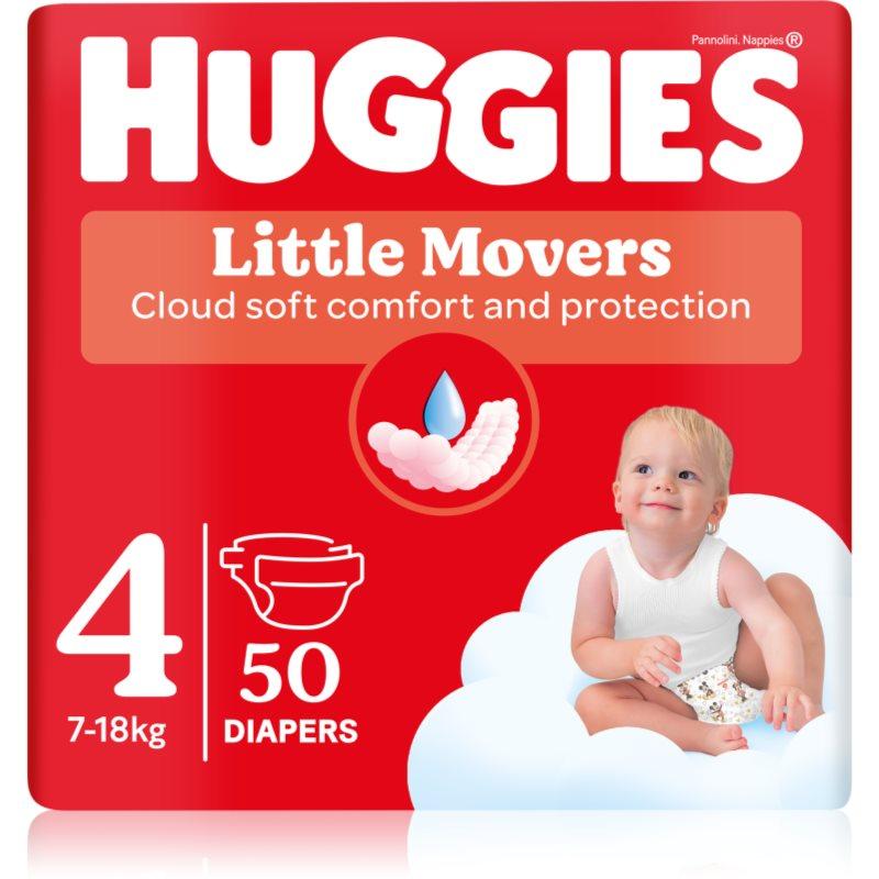 Huggies Little Movers Ultra Comfort jednorázové pleny Jumbo 7-18 kg 50 g