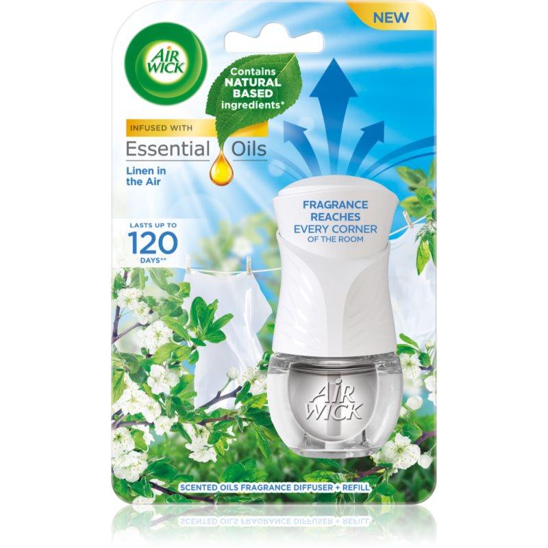 Air Wick Linen in the Air Electric elektrický osvěžovač vzduchu s náplní 19 ml