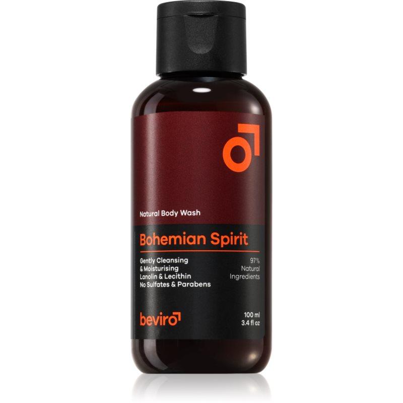 Beviro Bohemian Spirit Natural Body Wash přírodní sprchový gel pro muže 100 ml