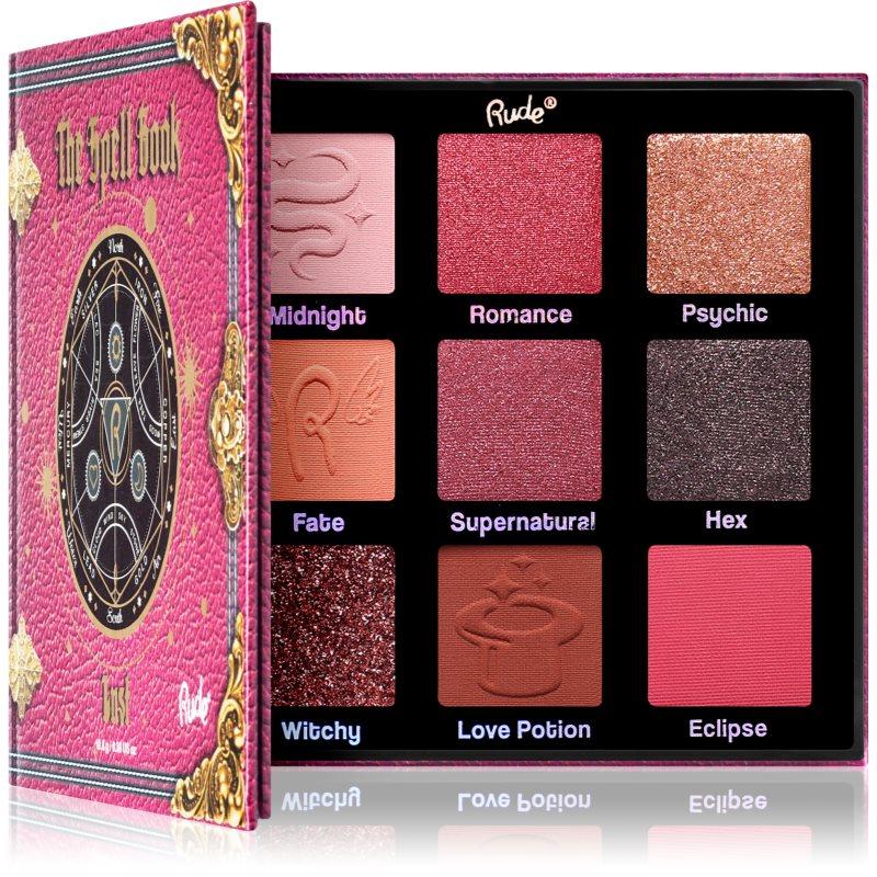Rude Cosmetics The Spell Book paletka očních stínů odstín Lust 10.8 g