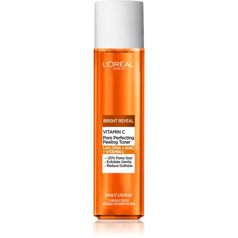 L’Oréal Paris Bright Reveal Vitamin C rozjasňující tonikum pro zmenšení pórů 180 ml