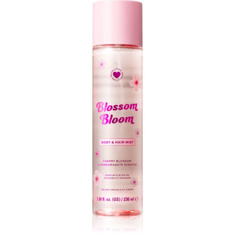 I Heart Revolution Blossom Bloom parfémovaný sprej na tělo a vlasy pro ženy odstín Cherry Blossom & Pomegranate 236 ml