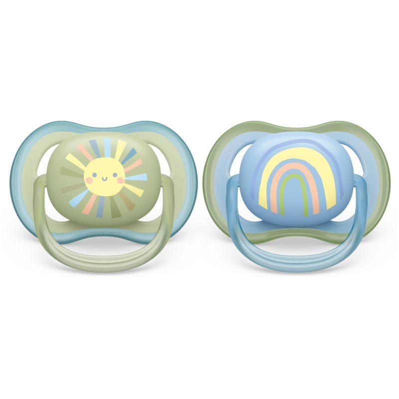 Philips Avent Ultra Air SCF085/58 0-6 m dudlík Rainbow Boy 2 ks