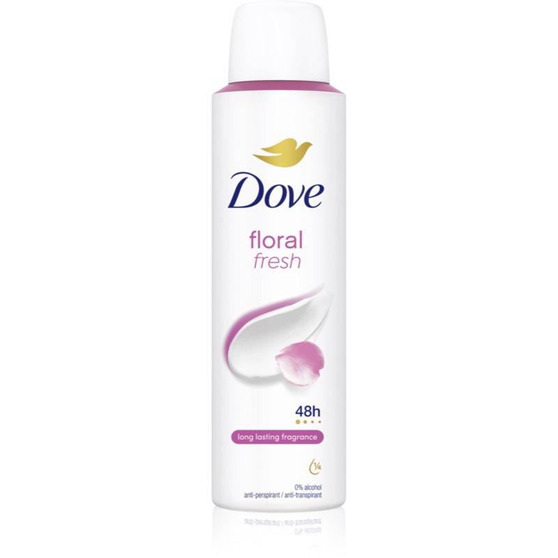 Dove Floral Antiperspirant osvěžující deodorant ve spreji pro ženy 150 ml