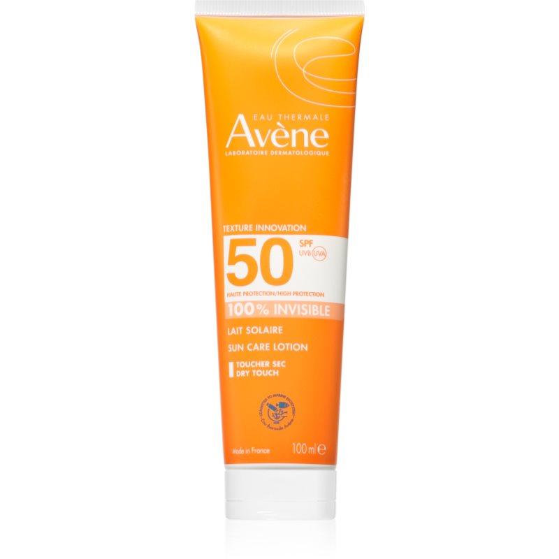 Avène Sun Care Lotion 100% Invisible voděodolné mléko na opalování SPF 50 100 ml