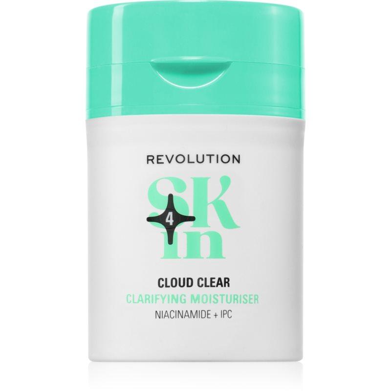 Revolution Skincare Clearly Clarify Cloud Clear lehký vyživující a hydratační denní krém s niacinamidem 50 ml