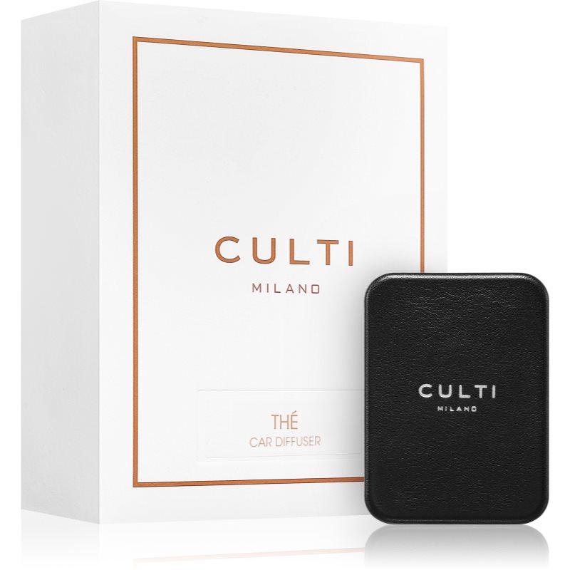 Culti Car Diffuser Black Thé vůně do auta + náhradní náplň 73x53 cm