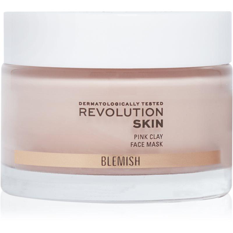 Revolution Skincare Pink Clay detoxikační maska na obličej 50 ml