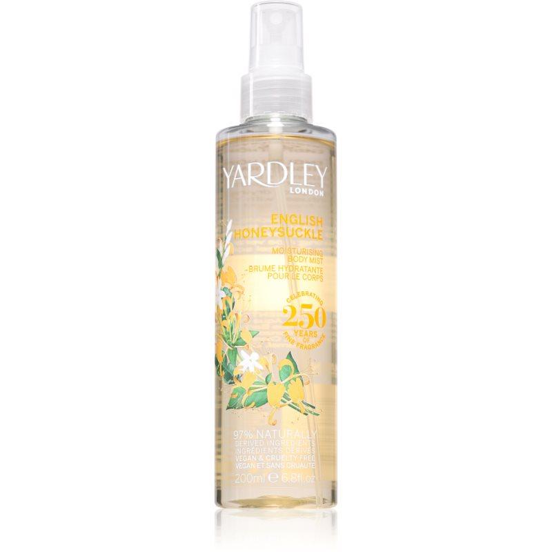 Yardley Honey Suckle hydratační tělový sprej pro ženy 200 ml