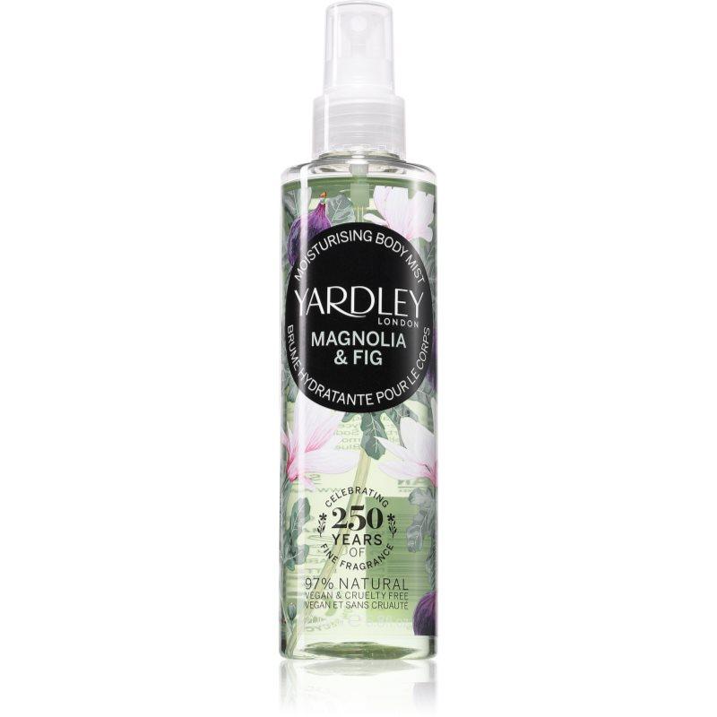 Yardley Magnolia & Fig hydratační tělový sprej pro ženy 200 ml