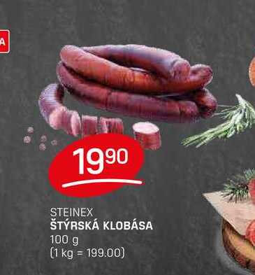 ŠTÝRSKÁ KLOBÁSA 100g