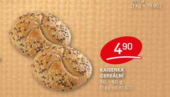 KAISERKA CEREÁLNÍ 50 - 60 g 