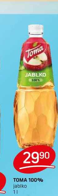 TOMA 100% jablko 1l