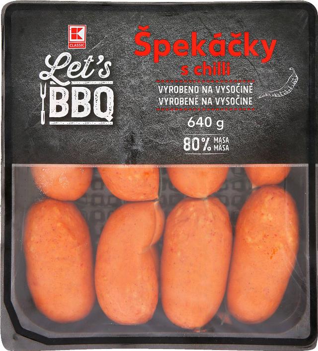 K-Classic LBBQ Špekáčky s chilli