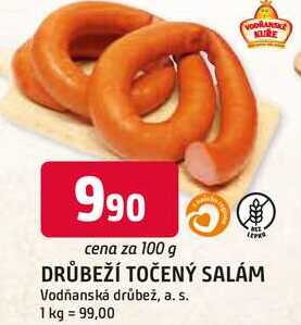 DRŮBEŽÍ TOČENÝ SALÁM 100g