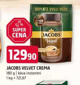 Jacobs Velvet crema 180g