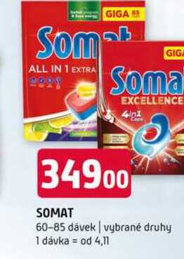 Somat 60-85 dávek vybrané druhy