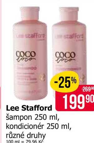Lee Stafford šampon 250 ml