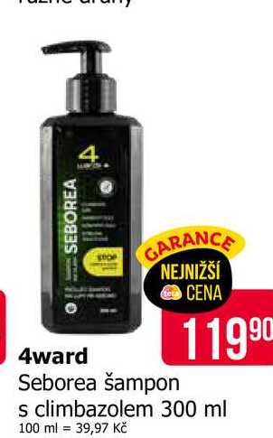 4ward Seborea šampon s climbazolem 300 ml 