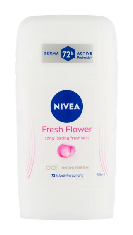 NIVEA Antiperspirant tuhý pro ženy Fresh Flower, 50 ml