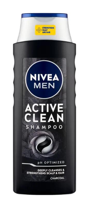 NIVEA Men Šampon pro muže Active Clean, 400 ml
