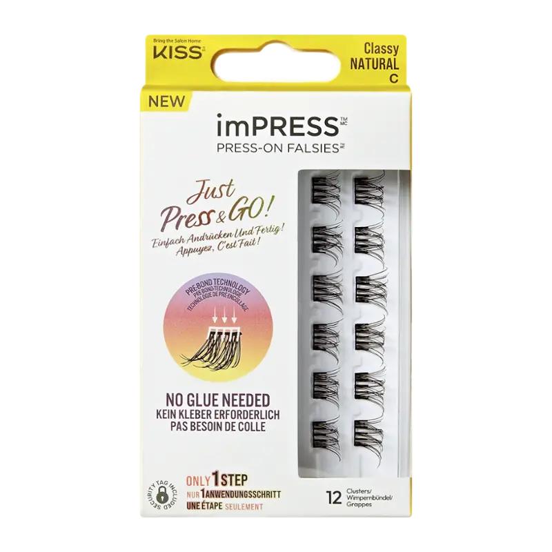 KISS Umělé řasy imPRESS Press on Falsies 01, 1 ks