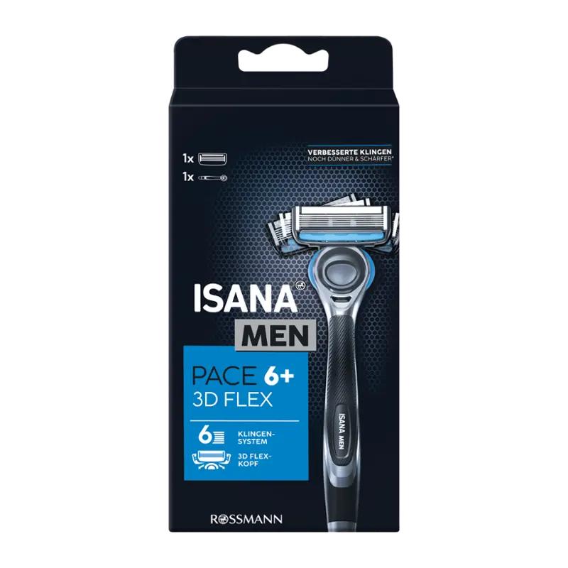 ISANA Men Holicí strojek PACE 6 břitů, 1 ks