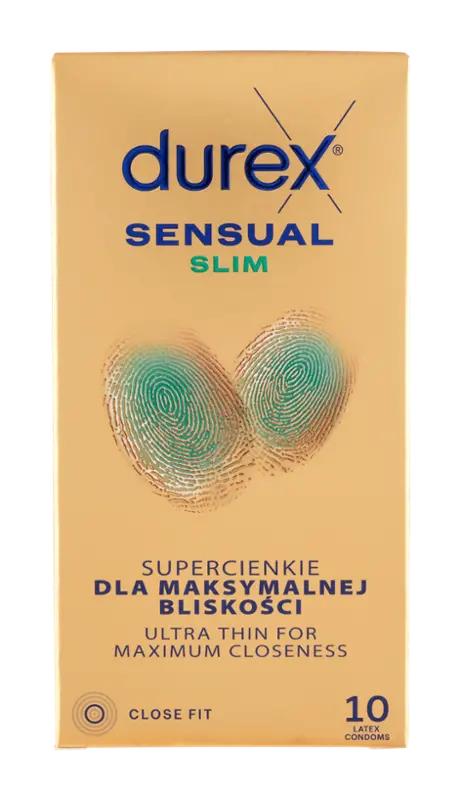Durex Kondomy Sensual Slim, 10 ks