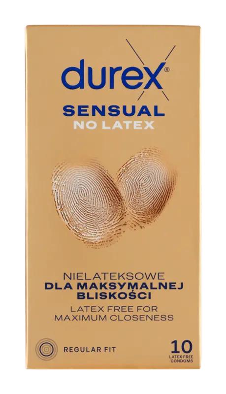 Durex Kondomy Sensual No Latex, 10 ks