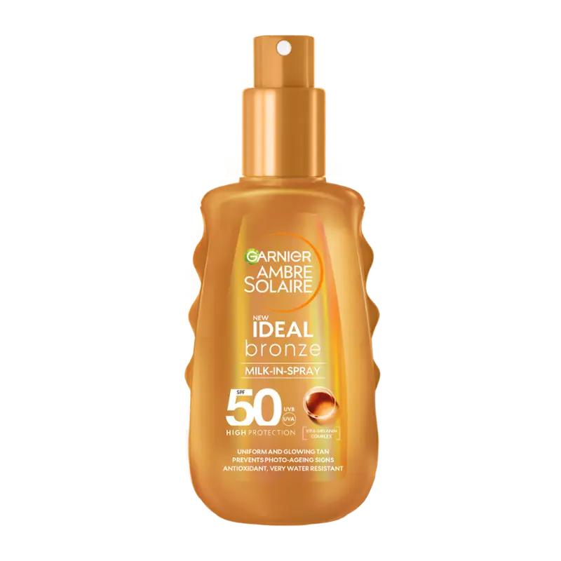 Garnier Opalovací tělové mléko ve spreji SPF 50, 150 ml