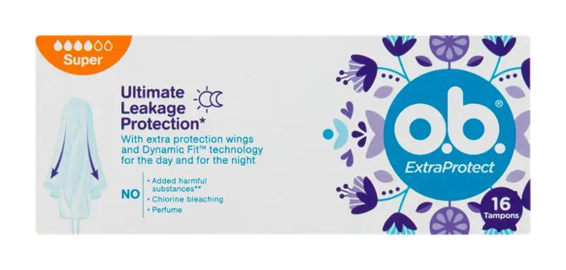 o.b. Tampony Extra Protect Super, 16 ks