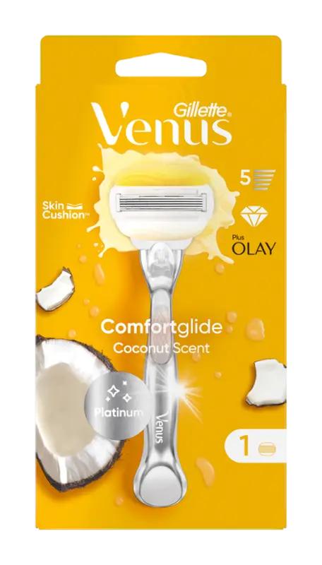 Gillette Dámský holicí strojek Comfortglide Coconut Plus Olay, 1 ks