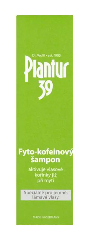 Plantur 39 Šampon s fyto-kofeinem speciálně pro jemné lámavé vlasy, 250 ml