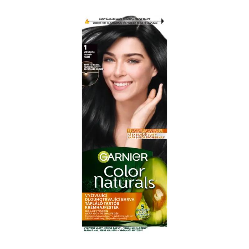 Garnier Barva na vlasy Color Naturals 1 ultra černá, 1 ks