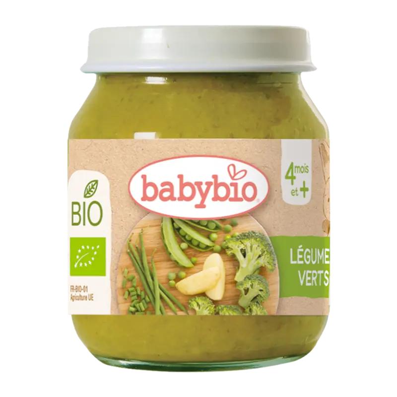 Babybio BIO příkrm zelená zelenina, 130 g