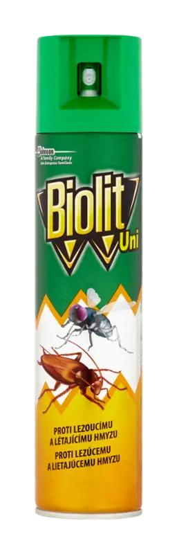 Biolit Uni sprej proti lezoucímu a létajícímu hmyzu, 400 ml
